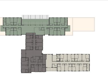 Plattegrond AHHC 1e verdieping BinnenErf